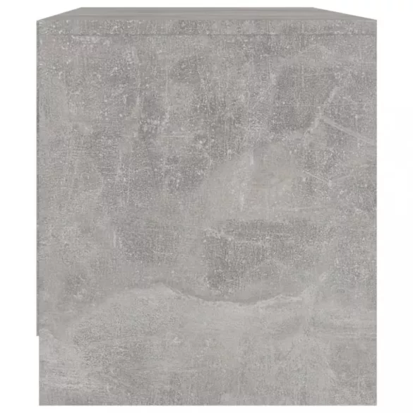 betonszürke szerelt fa TV-szekrény 90x35x40 cm