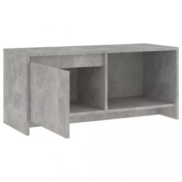 betonszürke szerelt fa TV-szekrény 90x35x40 cm