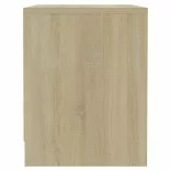 sonoma tölgy színű szerelt fa éjjeliszekrény 45x34x44,5 cm