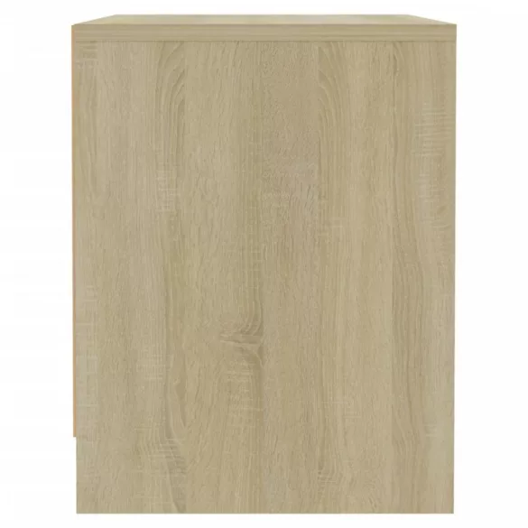 sonoma tölgy színű szerelt fa éjjeliszekrény 45x34x44,5 cm