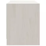 fehér tömör fenyőfa TV szekrény 80 x 31 x 39 cm