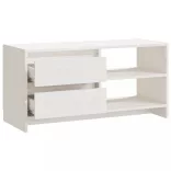 fehér tömör fenyőfa TV szekrény 80 x 31 x 39 cm