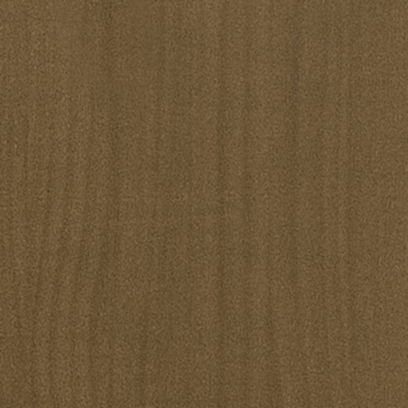 mézbarna tömör fenyőfa TV-szekrény 80 x 31 x 39 cm