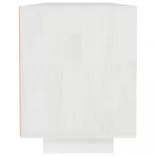 fehér tömör fenyőfa TV-szekrény 110 x 30 x 40 cm