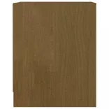 2 db mézbarna tömör fenyőfa éjjeliszekrény 35,5x33,5x41,5 cm