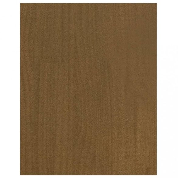 mézbarna tömör fenyőfa TV-szekrény 70 x 33 x 42 cm