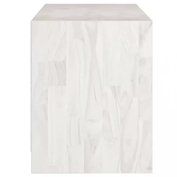 fehér tömör fenyőfa TV-szekrény 104 x 33 x 41 cm