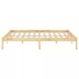 Double tömör fa ágykeret 135 x 190 cm