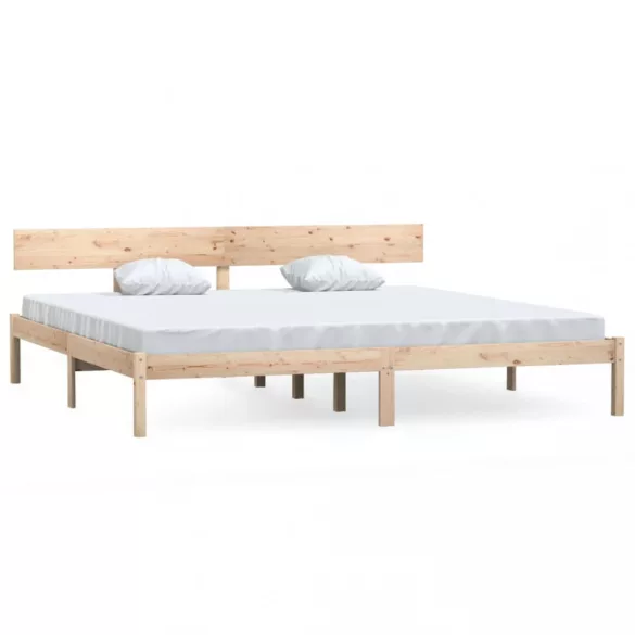 tömör fa ágykeret matrac nélkül 200 x 200 cm