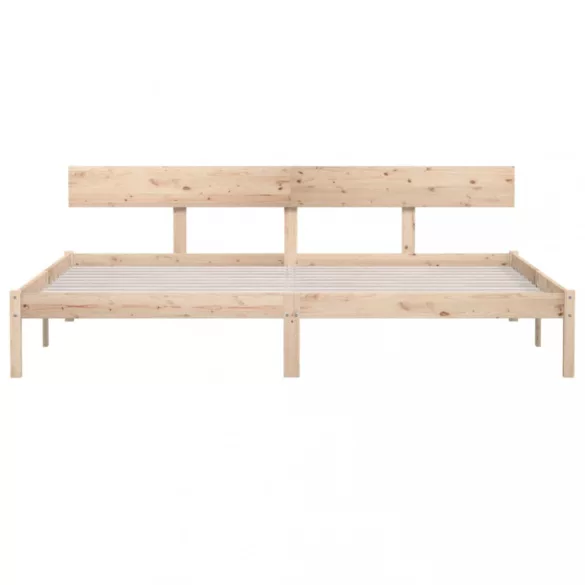 tömör fa ágykeret matrac nélkül 200 x 200 cm