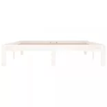 fehér tömör fenyőfa ágykeret 140 x 190 cm