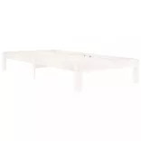 fehér tömör fenyőfa ágykeret 90 x 200 cm