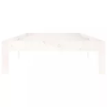 fehér tömör fenyőfa ágykeret 90 x 200 cm