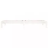 fehér tömör fenyőfa ágykeret 90 x 200 cm