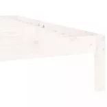 fehér tömör fenyőfa ágykeret 90 x 200 cm