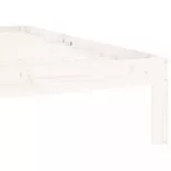 fehér tömör fenyőfa ágykeret 100 x 200 cm