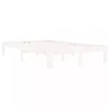 fehér tömör fenyőfa ágykeret 120 x 200 cm