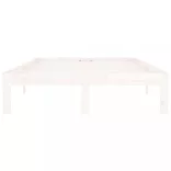 fehér tömör fenyőfa ágykeret 120 x 200 cm