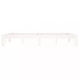 fehér tömör fenyőfa ágykeret 120 x 200 cm