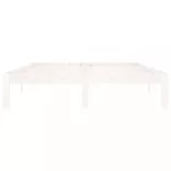 fehér tömör fenyőfa ágykeret 140 x 200 cm