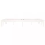 fehér tömör fenyőfa ágykeret 140 x 200 cm