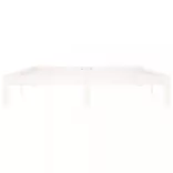 fehér tömör fenyőfa ágykeret 160 x 200 cm