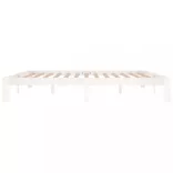 fehér tömör fenyőfa ágykeret 200 x 200 cm