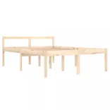 Double tömör fenyőfa ágy időseknek 135 x 190 cm