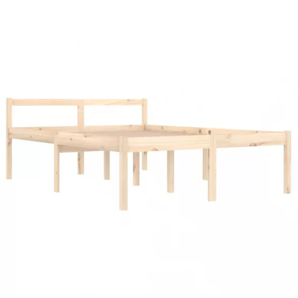 Double tömör fenyőfa ágy időseknek 135 x 190 cm