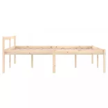 Double tömör fenyőfa ágy időseknek 135 x 190 cm