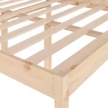 Double tömör fenyőfa ágy időseknek 135 x 190 cm