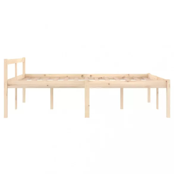 tömör fenyőfa ágy időseknek 140 x 190 cm