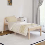 tömör fenyőfa ágy időseknek 90 x 200 cm