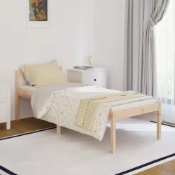 tömör fenyőfa ágy időseknek 90 x 200 cm