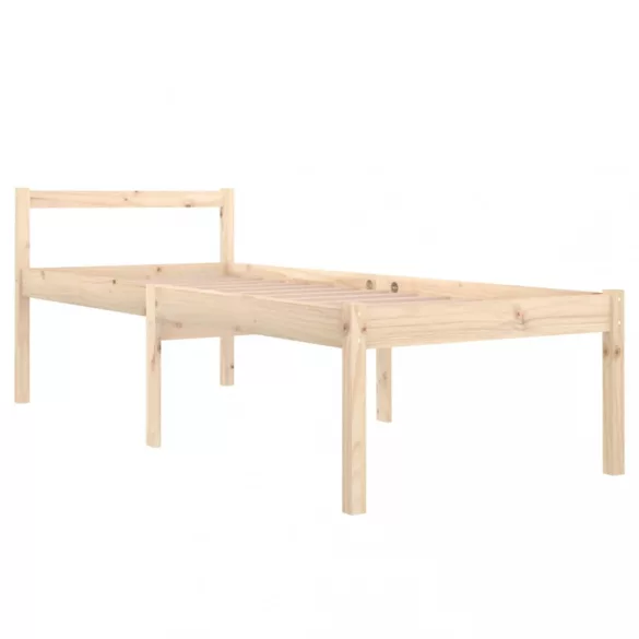 tömör fenyőfa ágy időseknek 90 x 200 cm