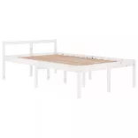 fehér tömör fenyőfa ágy időseknek 120 x 200 cm