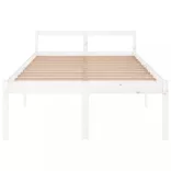 fehér tömör fenyőfa ágy időseknek 120 x 200 cm