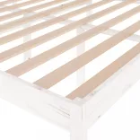 fehér tömör fenyőfa ágy időseknek 160 x 200 cm