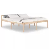 Super King Size tömör fenyőfa ágy időseknek 180 x 200 cm