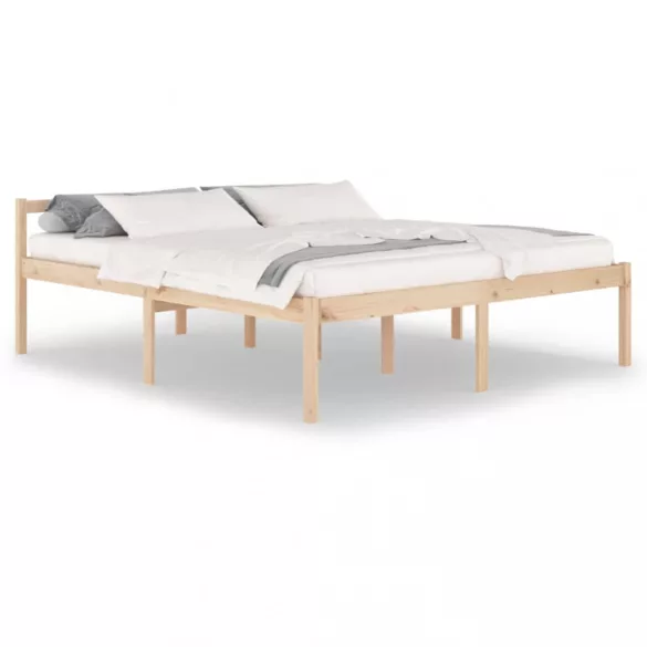 Super King Size tömör fenyőfa ágy időseknek 180 x 200 cm