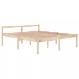 Super King Size tömör fenyőfa ágy időseknek 180 x 200 cm