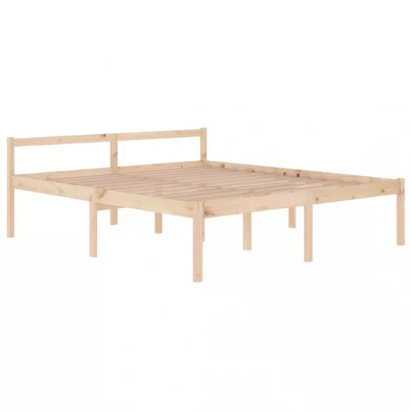 Super King Size tömör fenyőfa ágy időseknek 180 x 200 cm