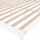 Super King Size fehér tömör fenyőfa ágy időseknek 180 x 200 cm