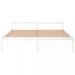 fehér tömör fenyőfa ágy időseknek 200 x 200 cm