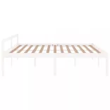 fehér tömör fenyőfa ágy időseknek 200 x 200 cm