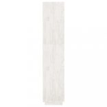 fehér tömör fenyőfa könyvszekrény/térelválasztó 60x35x167 cm