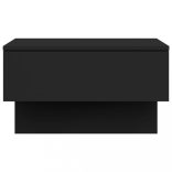 2 db fekete falra szerelhető éjjeliszekrény