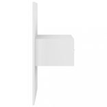 2 db fehér falra szerelhető éjjeliszekrény