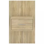 sonoma tölgy színű falra szerelhető éjjeliszekrény