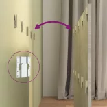 betonszürke szerelt fa ágyfejtámla 120x1,5x80 cm